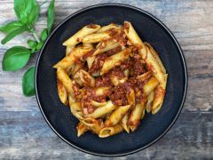 Spaghetti "all` amatriciana Art"