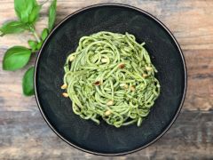 Spaghetti Basilikumpesto